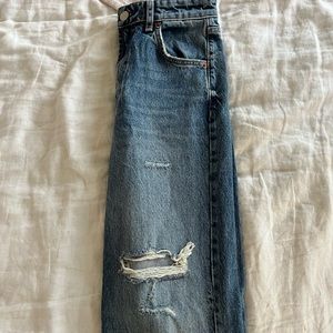 Zara wide leg jean